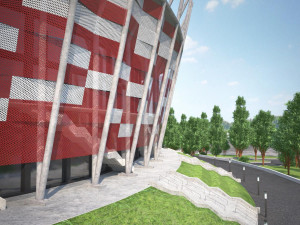 Warsaw National Stadium 3D Model