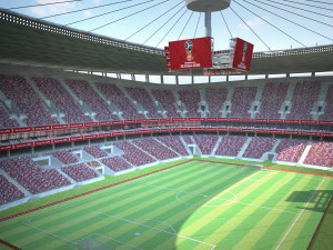 Warsaw National Stadium 3D Model