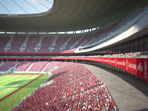 Warsaw National Stadium 3D Model