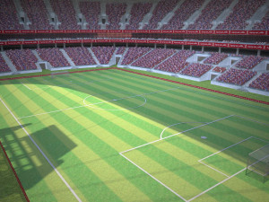 Warsaw National Stadium 3D Model