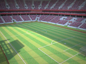 Warsaw National Stadium 3D Model