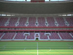 Warsaw National Stadium 3D Model