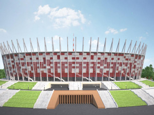 Warsaw National Stadium 3D Model