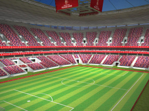 Warsaw National Stadium 3D Model