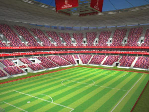 Warsaw National Stadium 3D Model