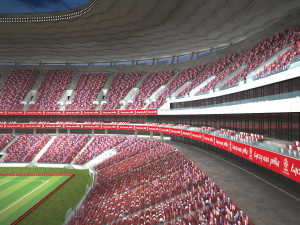 Warsaw National Stadium 3D Model