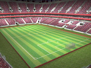 Warsaw National Stadium 3D Model