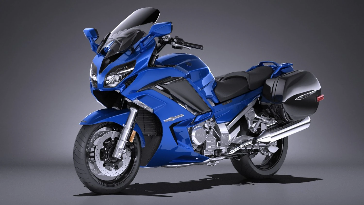 Yamaha FJR1300 2017 3D Model .c4d .max .obj .3ds .fbx .stl .blend 