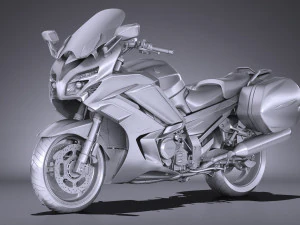 Yamaha FJR1300 2017 3D Model