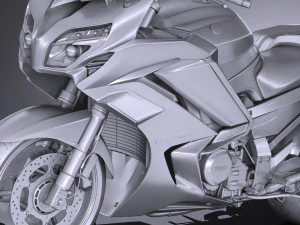 Yamaha FJR1300 2017 3D Model