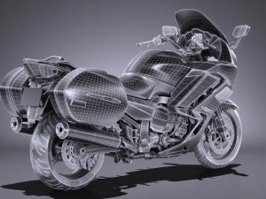 Yamaha FJR1300 2017 3D Model