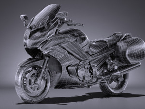 Yamaha FJR1300 2017 Modelo 3D