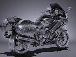 Yamaha FJR1300 2017 Modelo 3D