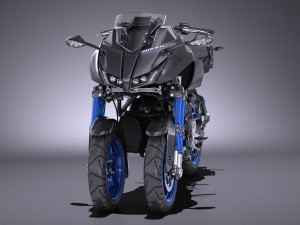 Yamaha Niken 2019 3D Model in Motor 3DExport