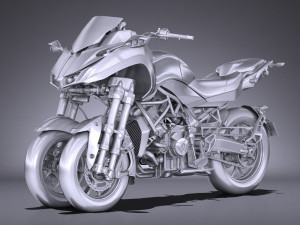 Yamaha Niken 2019 3D 모델