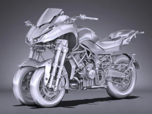 Yamaha Niken 2019 Modelo 3D