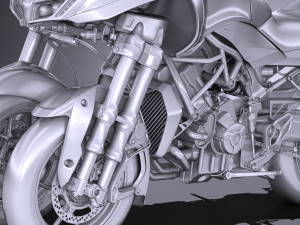 Yamaha Niken 2019 3D 모델