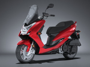 Yamaha Smax Scooter 2017 3D Model