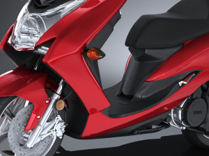 Yamaha Smax Scooter 2017 3D Model