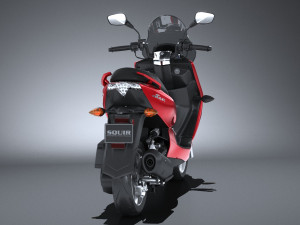 Yamaha Smax Scooter 2017 3D Model