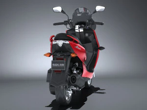 Yamaha Smax Scooter 2017 3D Model