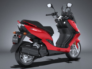 Yamaha Smax Scooter 2017 3D Model