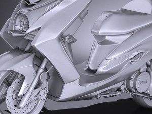 Yamaha Smax Scooter 2017 3D Model