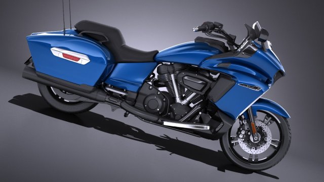 yamaha star eluder 2018 3D Model in Motorcycle 3DExport