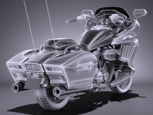 Yamaha Star Eluder 2018 Modello 3D