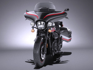 Yamaha V Star 1300 Deluxe 2017 3D 模型