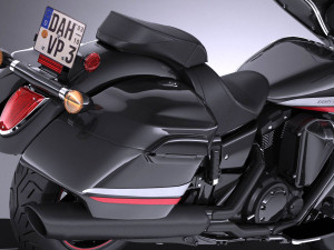 Yamaha V Star 1300 Deluxe 2017 3D Model in Motorcycle 3DExport