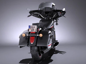 Yamaha V Star 1300 Deluxe 2017 Modelo 3D