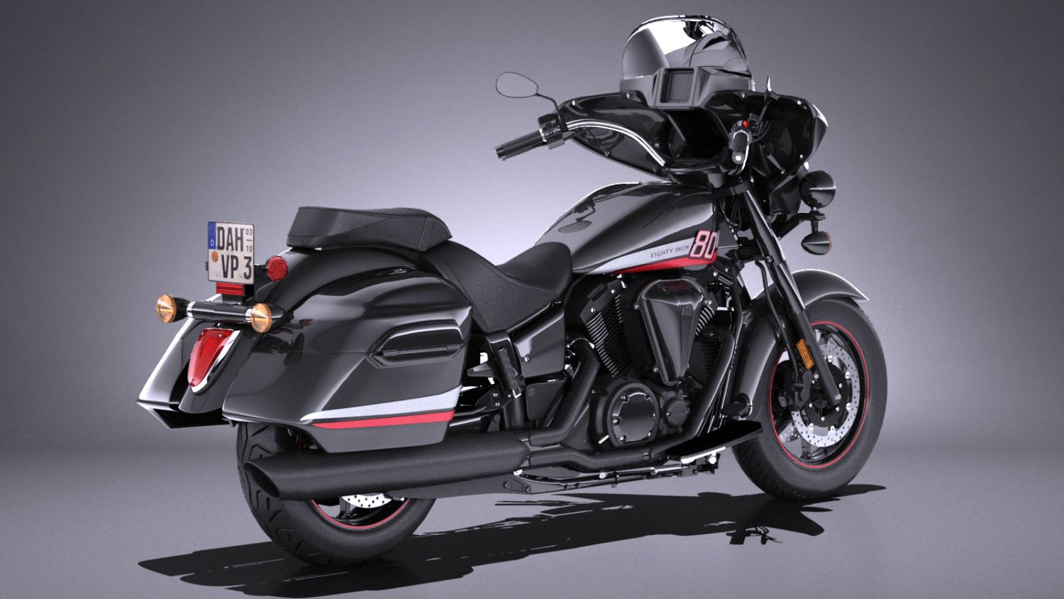 yamaha v star 1300 deluxe 2017 3D in 3DExport