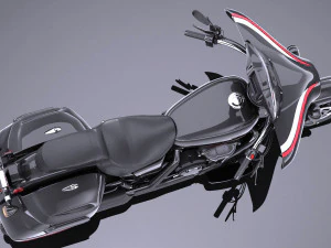 Yamaha V Star 1300 Deluxe 2017 Modelo 3D