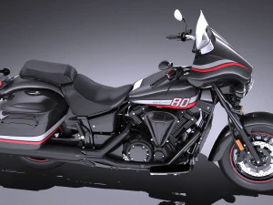 Yamaha V Star 1300 Deluxe 2017 Modelo 3D