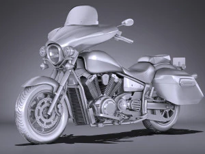 Yamaha V Star 1300 Deluxe 2017 Modelo 3D