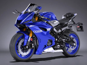 Yamaha YZF R6 2018 3D Model