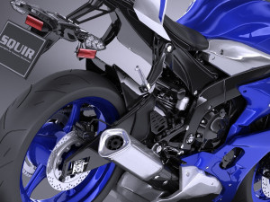 Yamaha YZF R6 2018 3D Model