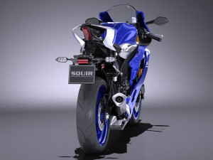 Yamaha YZF R6 2018 3D Model