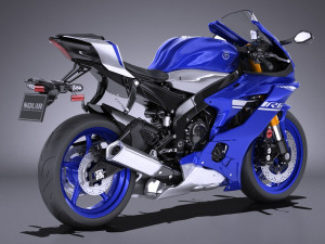 Yamaha YZF R6 2018 3D Model