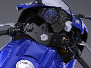 Yamaha YZF R6 2018 3D Model