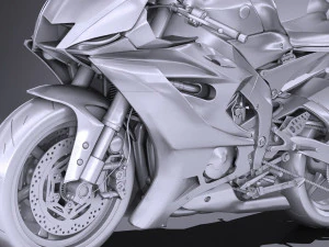 Yamaha YZF R6 2018 3D Model