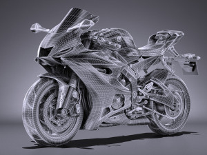 Yamaha YZF R6 2018 3D Model