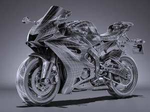 Yamaha YZF R6 2018 3D Model