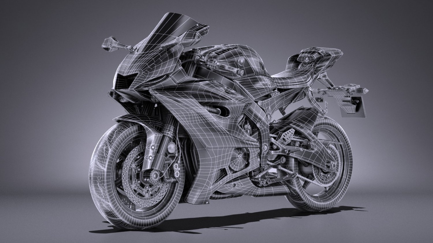 Yamaha Yzf R6 2018 3d Model In Motorcycle 3dexport