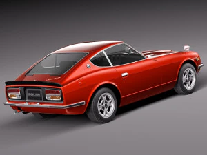 Datsun 240z 1969-1978 3D Model