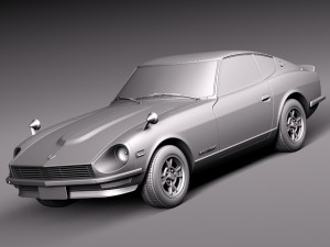 Datsun 240z 1969-1978 Modelo 3D