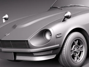 Datsun 240z 1969-1978 3D Model