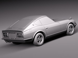 Datsun 240z 1969-1978 Modelo 3D