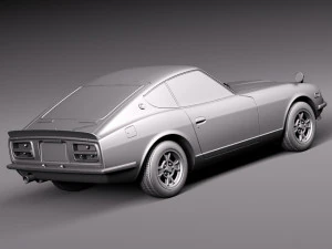 Datsun 240z 1969-1978 3D Model